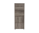 NAOMI 8 DOOR STORAGE BOX WITH LOCK SONOMA DARK
