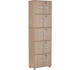 NAOMI 10 DOOR STORAGE BOX WITH LOCK EBONNESE