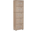 NAOMI 10 DOOR STORAGE BOX WITH LOCK EBONNESE