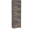 NAOMI 10 DOOR STORAGE BOX WITH LOCK SONOMA DARK