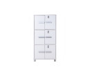 NAOMI 6 DOOR STORAGE BOX WITH LOCK WHITE