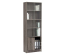 * ECO FILE CABINET WITH GLASS SONOMA DARK