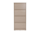 HAVIR 8 COMPARTMENT FILE CABINET EBONNESE