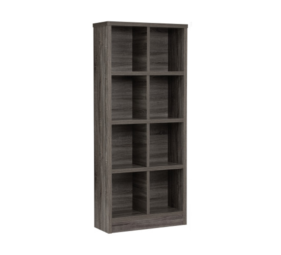 HAVIR 8 COMPARTMENT FILE CABINET SONOMA DARK