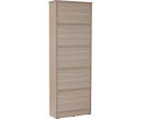 HAVIR 10 COMPARTMENT FILE CABINET EBONNESE