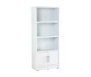 * HAVIR FILE CABINET WITH GLASS DOOR WHITE
