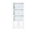 * HAVIR FILE CABINET WITH GLASS DOOR WHITE