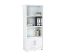 * HAVIR FILE CABINET WITH GLASS DOOR WHITE