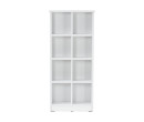 HAVIR 8 COMPARTMENT FILE CABINET WHITE