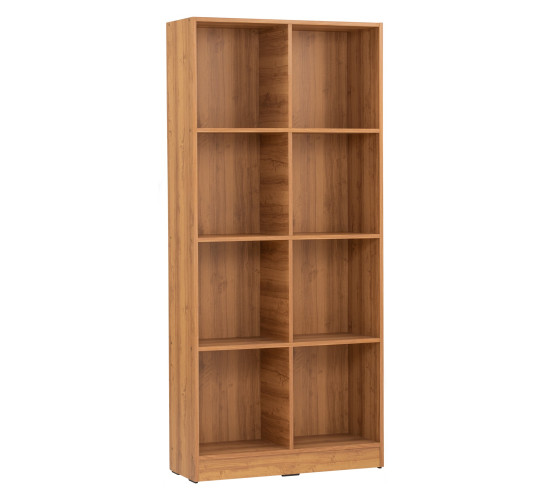 ECO 8 COMPARTMENT FILE CABINET NATURAL OAK