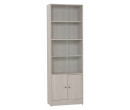 *ECO FILE CABINET WITH GLASS LIGHT OAK