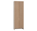 *ECO FILE CABINET WITH GLASS LIGHT OAK