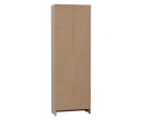 *ECO FILE CABINET WITH GLASS DARK OAK