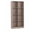 ECO 8 COMPARTMENT FILE CABINET DARK OAK