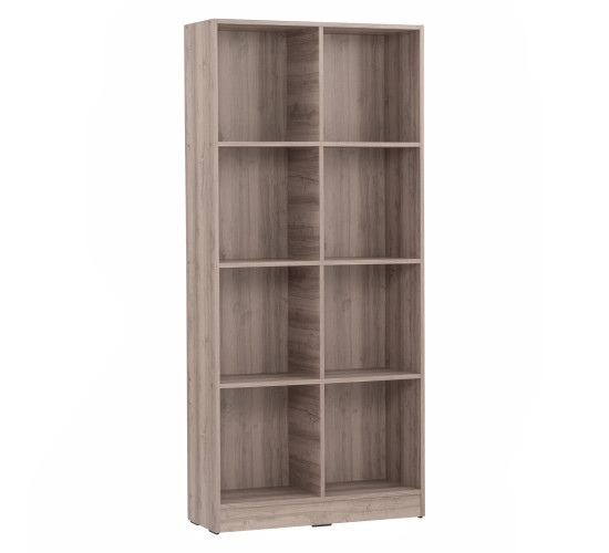 ECO 8 COMPARTMENT FILE CABINET DARK OAK