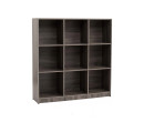 ECO 9 COMPARTMENT FILE CABINET SONOMA DARK