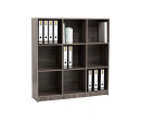 ECO 9 COMPARTMENT FILE CABINET SONOMA DARK