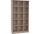 HAVIR 15 COMPARTMENT FILE CABINET EBONNESE
