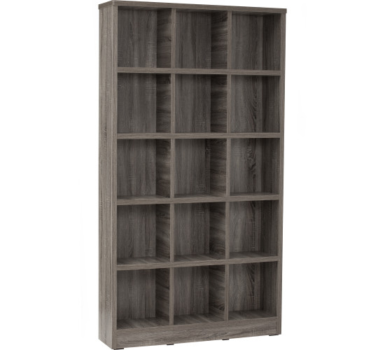 HAVIR 15 COMPARTMENT FILE CABINET SONOMA DARK