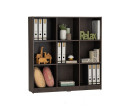 ECO 9 COMPARTMENT FILE CABINET WALNUT