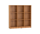 ECO 9 COMPARTMENT FILE CABINET NATURAL OAK