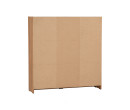 ECO 9 COMPARTMENT FILE CABINET NATURAL OAK