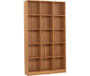 ECO 15 COMPARTMENT FILE CABINET NATURAL OAK