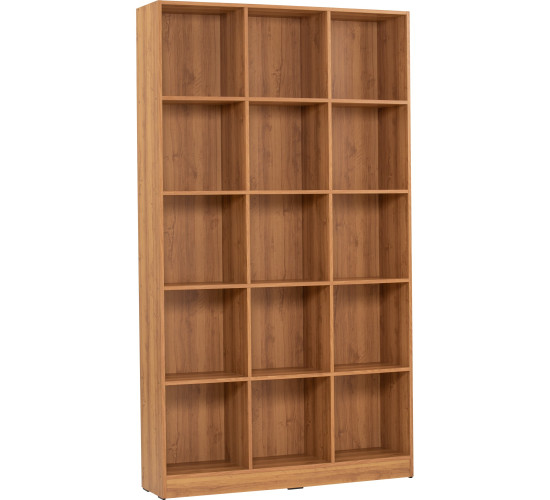 ECO 15 COMPARTMENT FILE CABINET NATURAL OAK