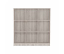 ECO 9 COMPARTMENT FILE CABINET LIGHT OAK