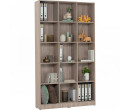 ECO 15 COMPARTMENT FILE CABINET DARK OAK