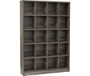 HAVIR 20 COMPARTMENT FILE CABINET SONOMA DARK