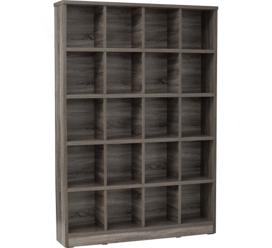 HAVIR 20 COMPARTMENT FILE CABINET SONOMA DARK