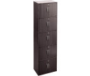 CODEY 10 DOOR STORAGE BOX WITH LOCK LIGHT CAPPUCCINO