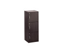 CODEY 3 DOOR STORAGE BOX WITH LOCK LIGHT CAPPUCCINO