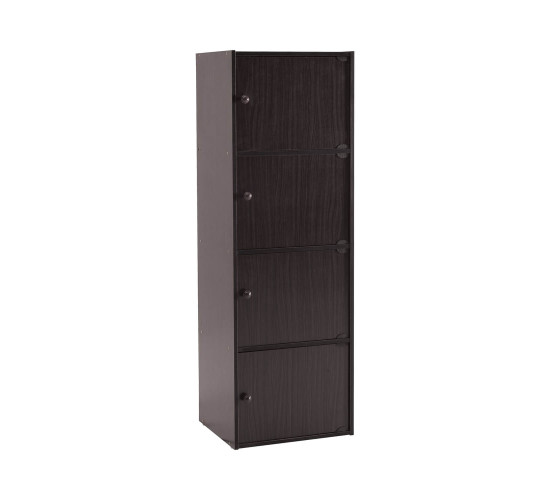 BRAY 4 DOOR COLOUR BOX WITH DOOR LIGHT CAPPUCCINO