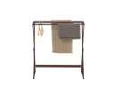 OLIVER LOW TOWEL HANGER ANTIQUE BROWN 