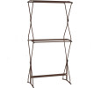 OLIVER HIGH TOWEL HANGER ANTIQUE BROWN 