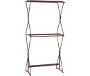 OLIVER HIGH TOWEL HANGER ANTIQUE BROWN 