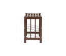 MYKA SHOE RACK WITH BENCH COPPER