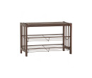 MYKA SHOE RACK WITH BENCH COPPER