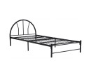 ADRIAN SINGLE BED WITH 1900MM SIDE RAIL BLACK