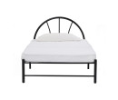 ADRIAN SINGLE BED WITH 1900MM SIDE RAIL BLACK