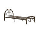 KINTA SINGLE BED WITH 1900MM SIDE RAIL ANTIQUE GOLD