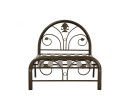 KINTA SINGLE BED WITH 1900MM SIDE RAIL ANTIQUE GOLD