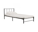 CALLON SINGLE BED WITH 1900MM SIDE RAIL BLACK