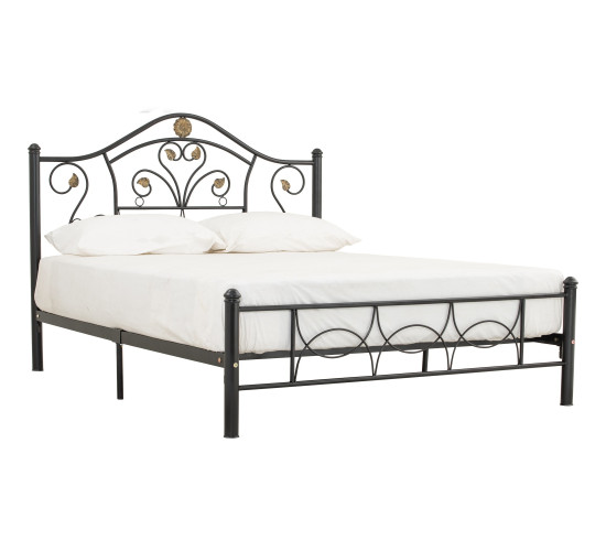 SOTA QUEEN BED WITH 1900MM SIDE RAIL BLACK