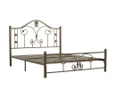 SANTA QUEEN BED WITH 1900MM SIDE RAIL ANTIQUE GOLD