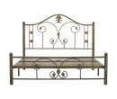 SANTA QUEEN BED WITH 1900MM SIDE RAIL ANTIQUE GOLD