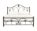 SANTA QUEEN BED WITH 1900MM SIDE RAIL ANTIQUE GOLD