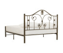 SANTA QUEEN BED WITH 1900MM SIDE RAIL ANTIQUE GOLD